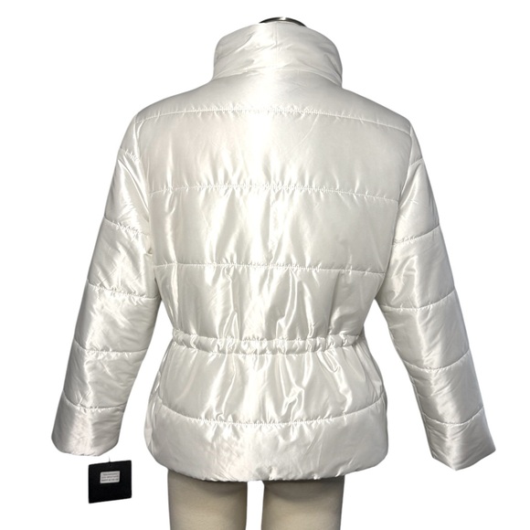 Marc New York Andrew Marc Women's Puffer Jacket Bright White - Size PM MSRP $109 - Picture 3 of 10